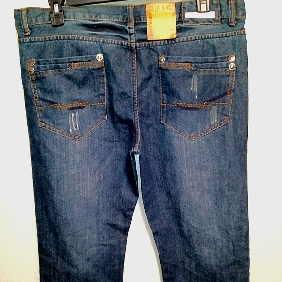 NWT. Blue Rag Antique Washed Straight Leg jeans - Picture 8 of 9